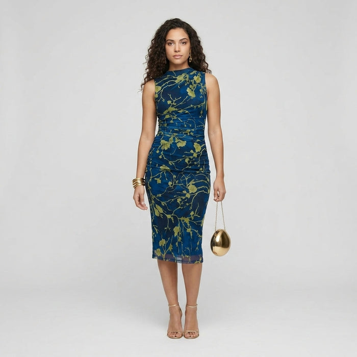 Vestido de Tule Hera — Marinho
