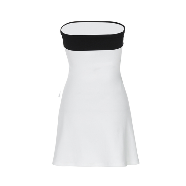 Minivestido Sem Mangas — Branco