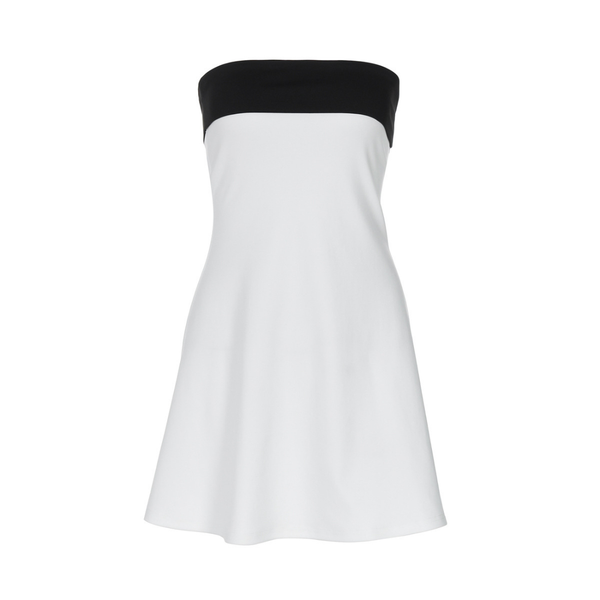 Minivestido Sem Mangas — Branco