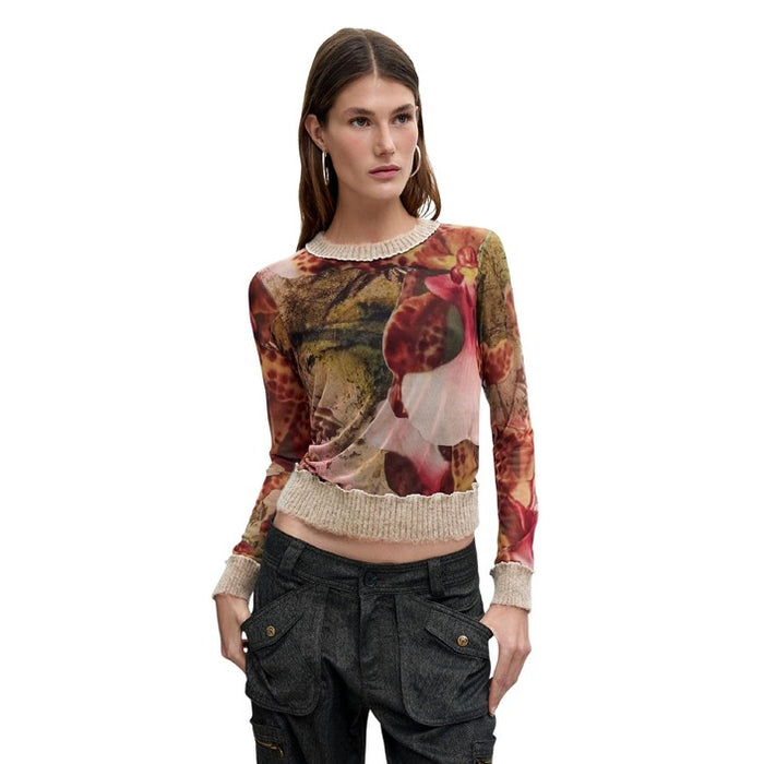 Sweat Rosa de Manga Comprida — Rosa