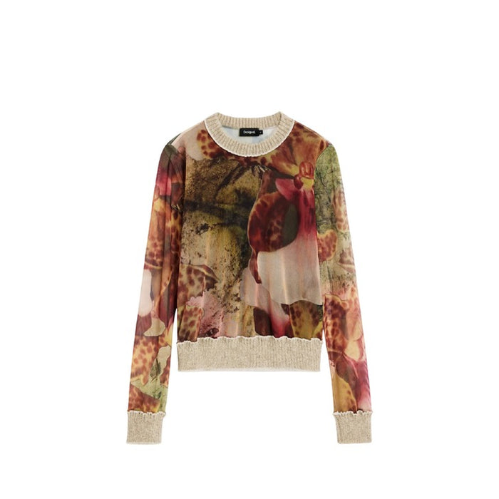 Sweat Rosa de Manga Comprida — Rosa