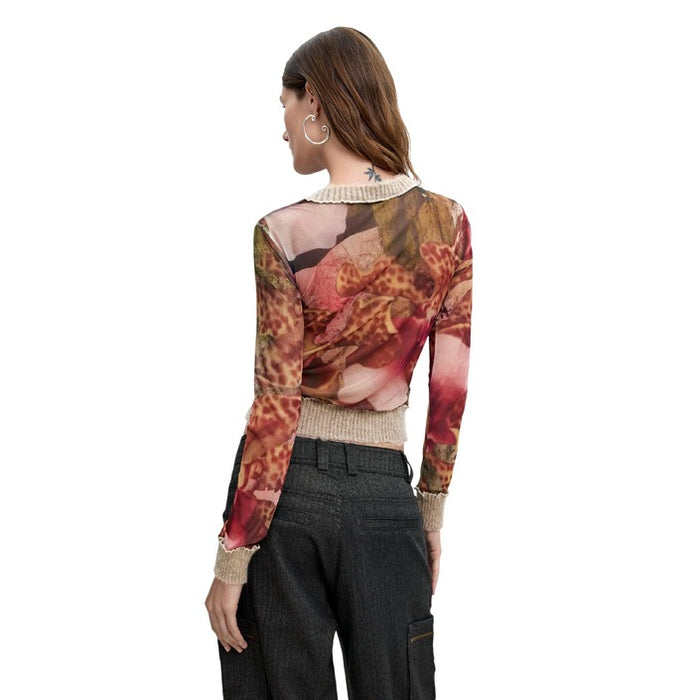 Sweat Rosa de Manga Comprida — Rosa