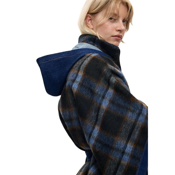 Poncho Azul com Ganga — Azul